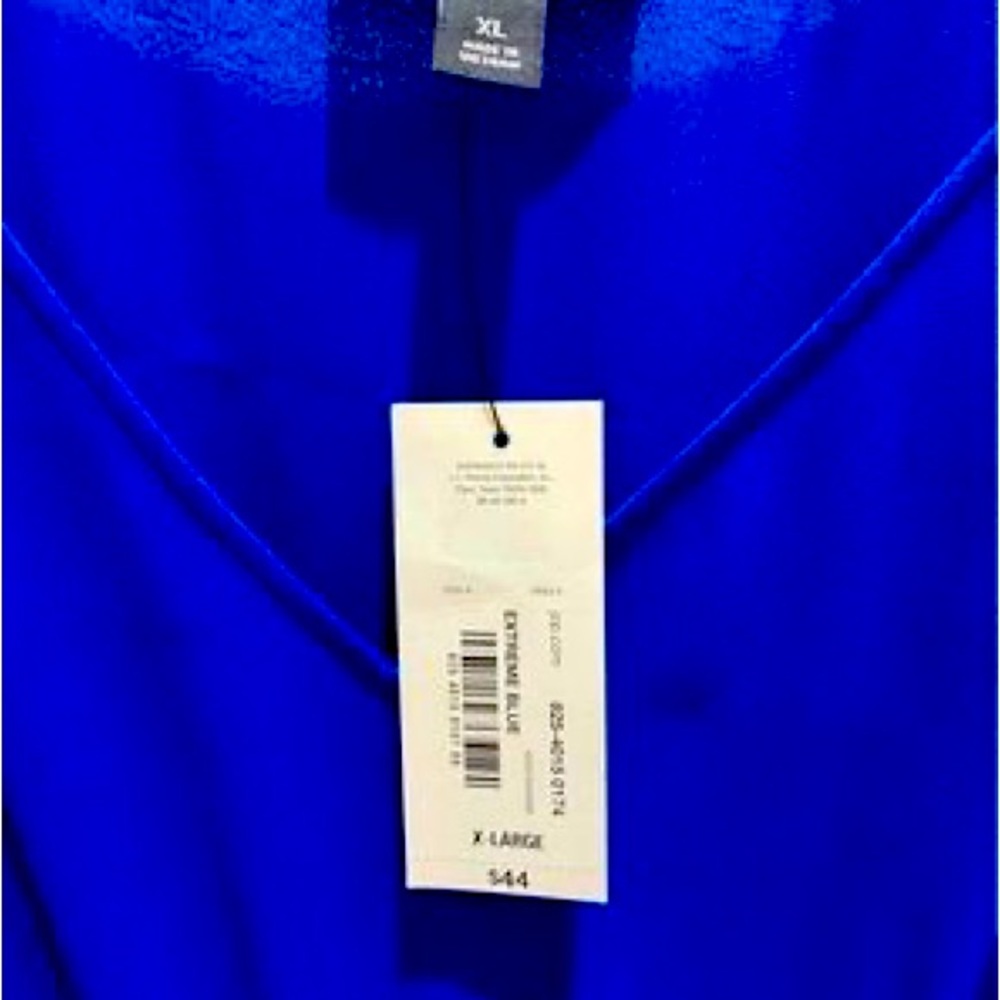 Bold Elements Women’s Royal Blue Romper Lined Cold Shoulder NWT - Picture 7 of 7